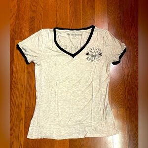 Harley Davidson v-neck t-shirt. Size women’s medium.  Super soft and comfy